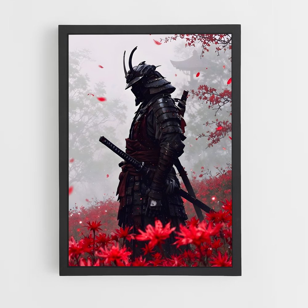 Poster Le Dernier Samouraï – affiche Ghost of tsushima (vue 2)